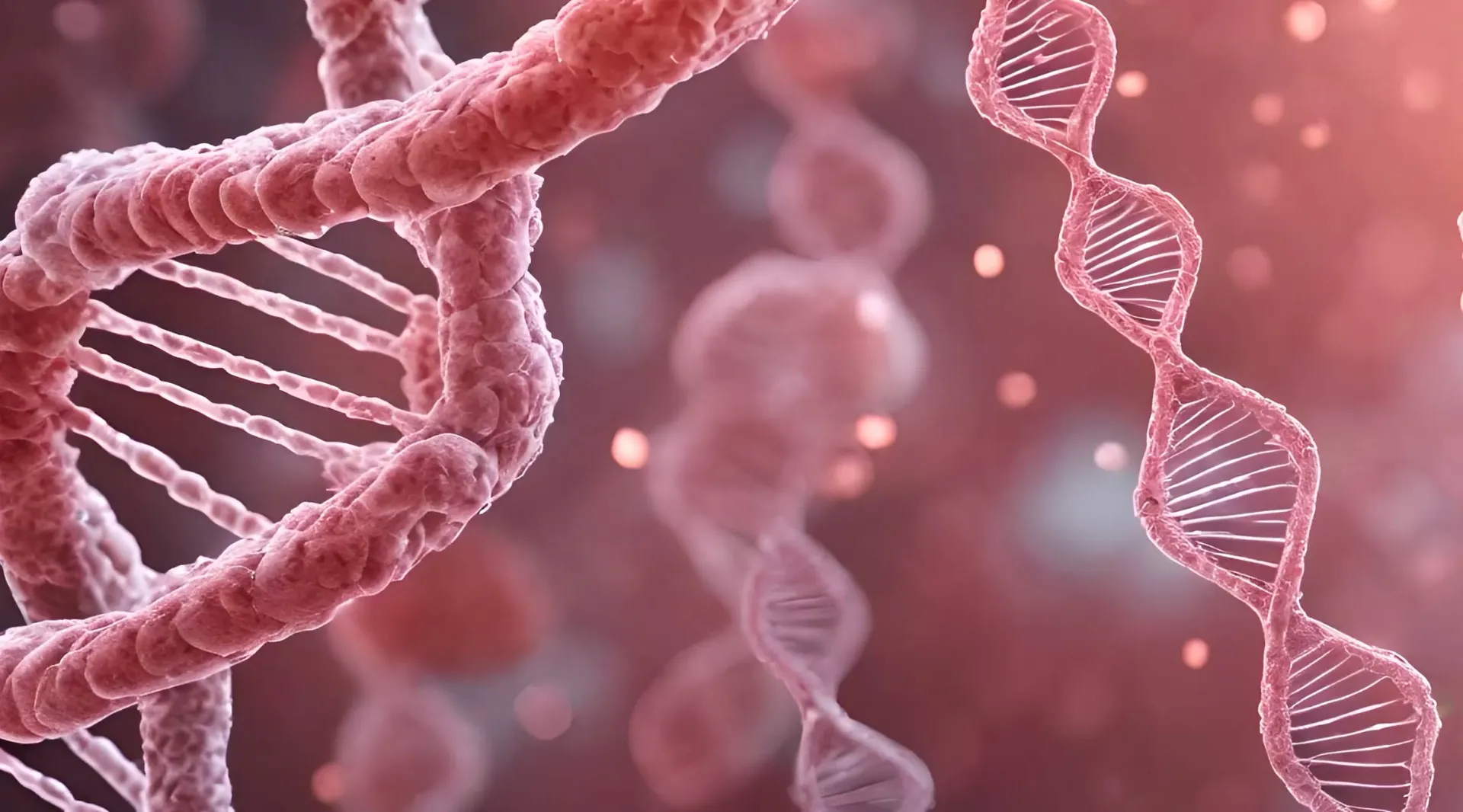 Biological Discovery Dynamic DNA Helix Motion Video